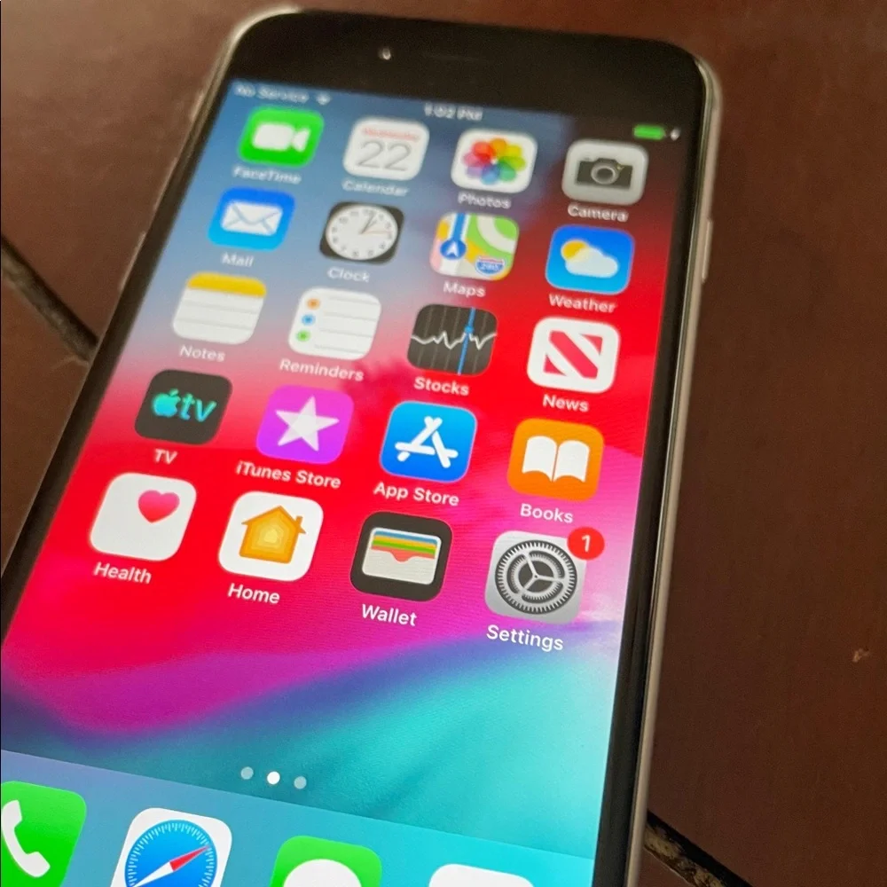 Apple Black Smartphone with Silver Edges